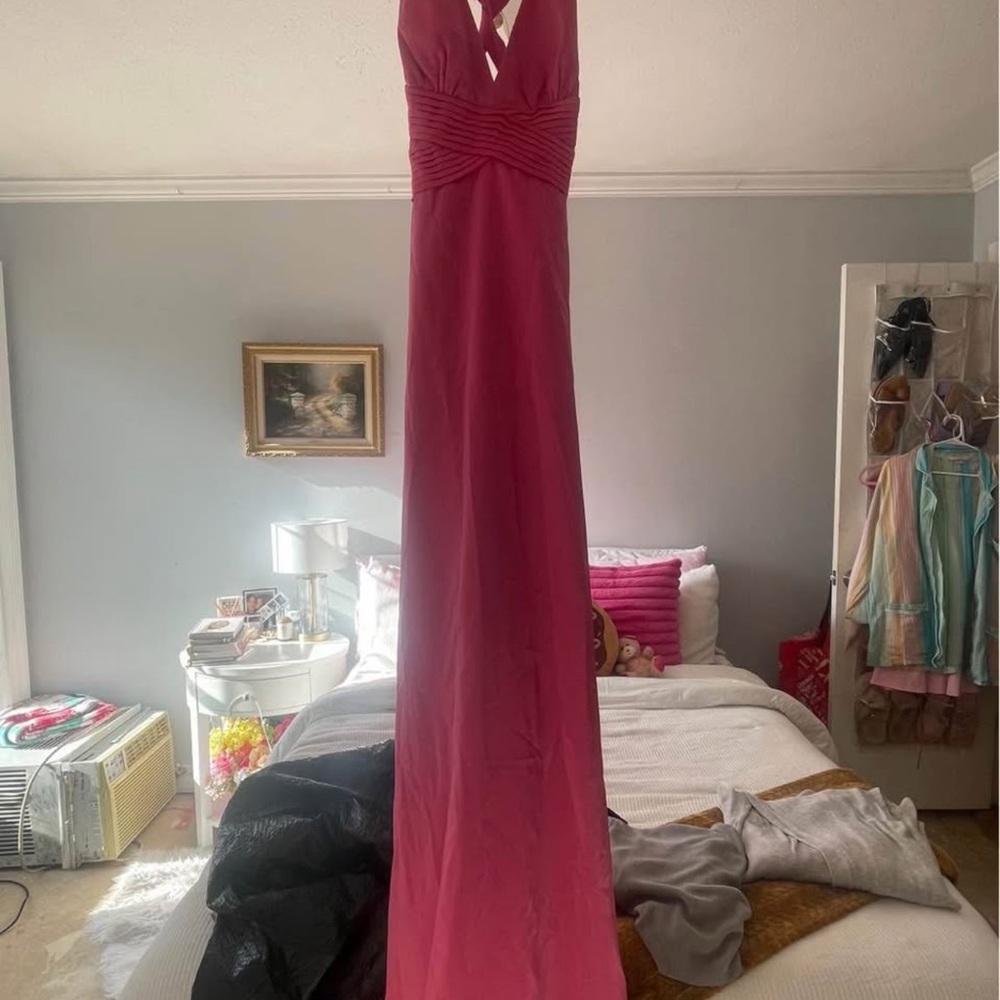 BCBGMaxAzria Fuchsia Maxi Dress